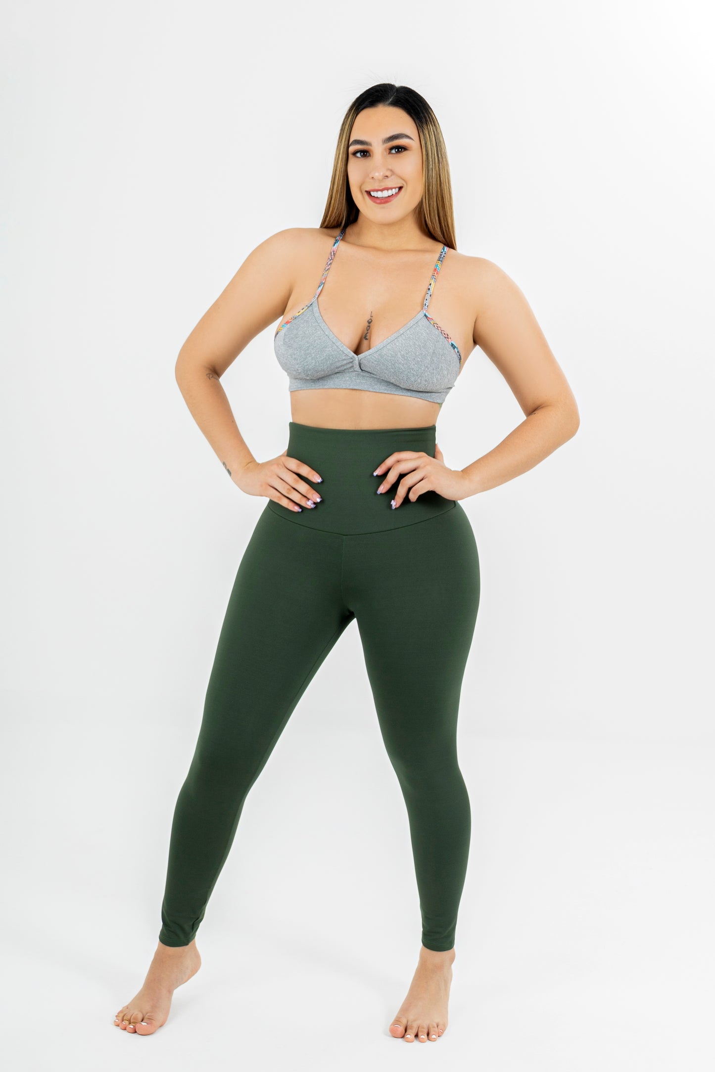 Leggins bota tubo faja interna