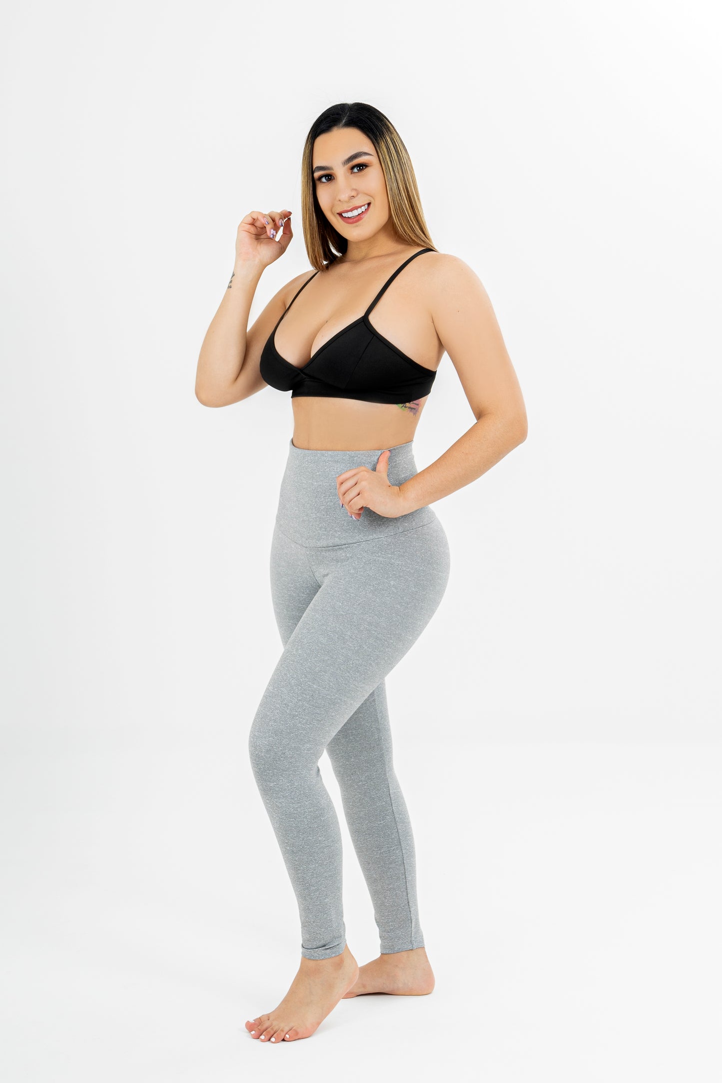 Leggins bota tubo faja interna