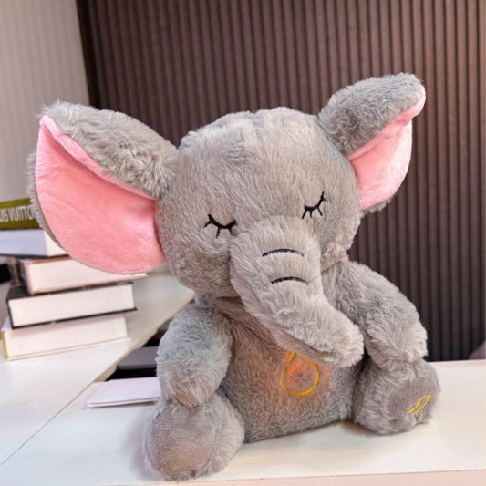 Peluche de elefante que respira